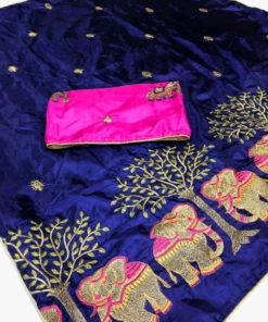 Aradhya Elegant Embroidery Silk Women's Sarees