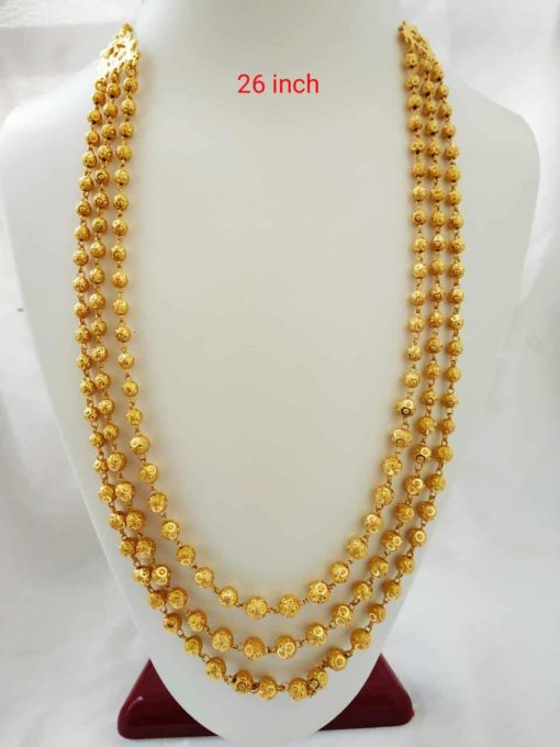 Gold Beaded long chain