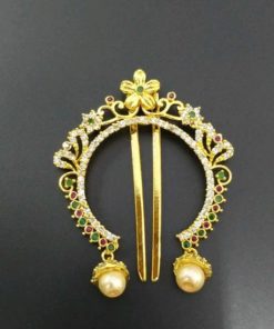 Elasticated Stone Adorned Brass Juda Pins