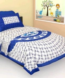 Sanganeri Scenic Printed Single Bedsheets