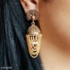 Pariza Alloy Stone & Beads Work Earring